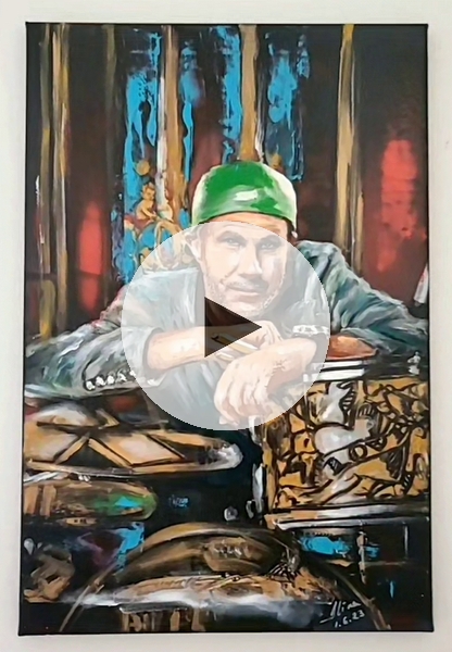 ArteDiAlina.com painting: Rock Chad
